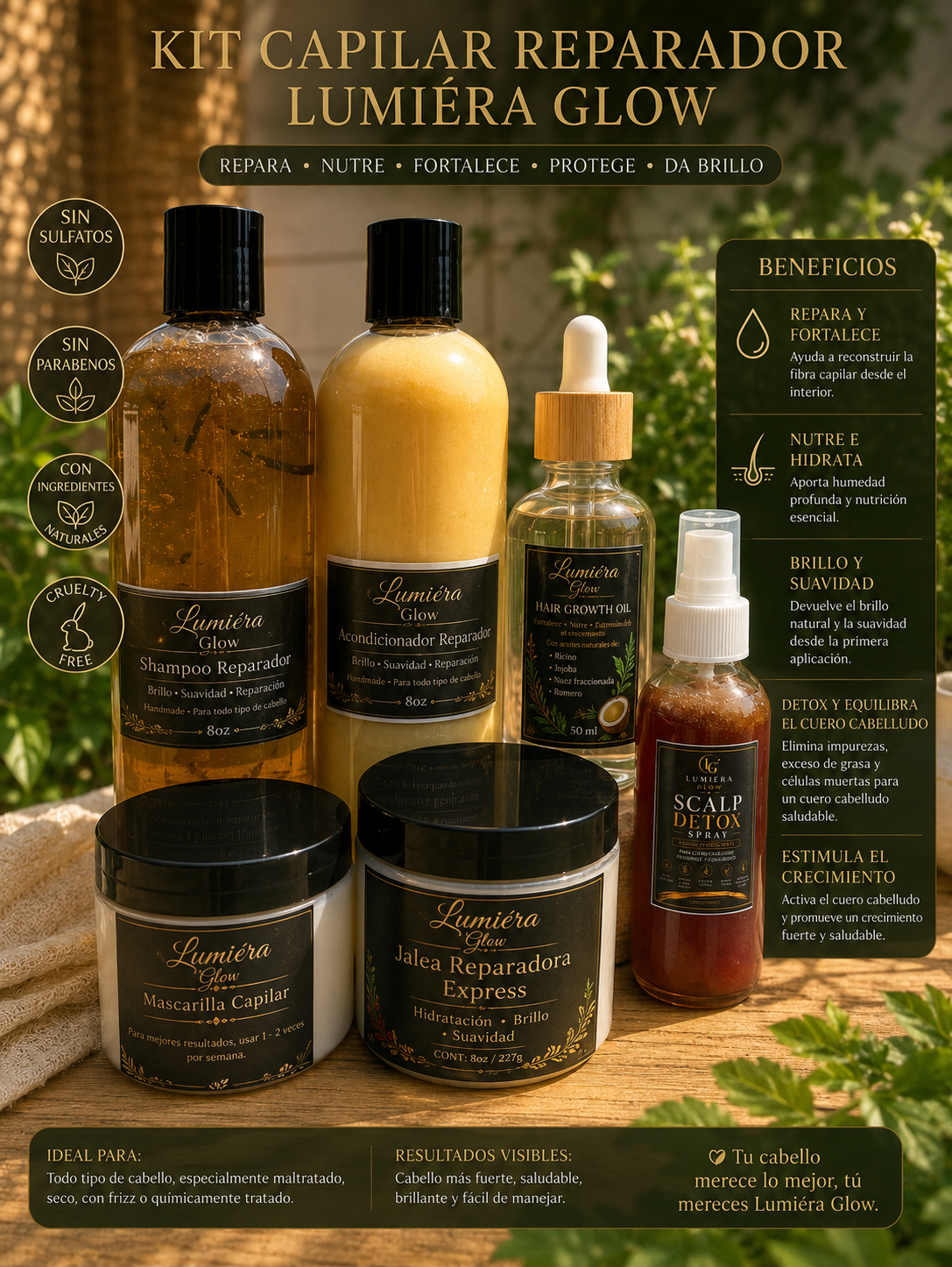 Lumiéra Glow Ultimate Hair Care Kit