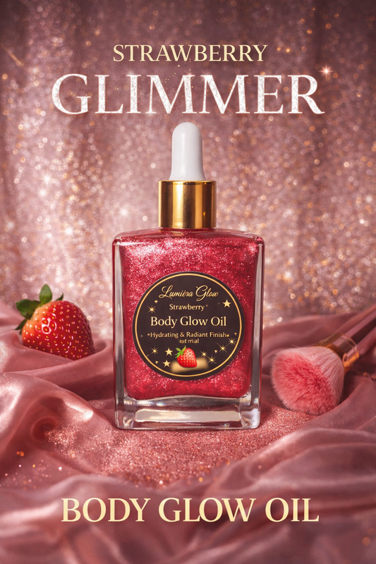 Body Glow Oil - Strawberry